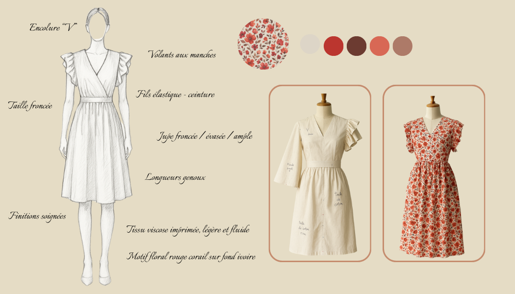 Imaginer une robe, et la porter longtemps